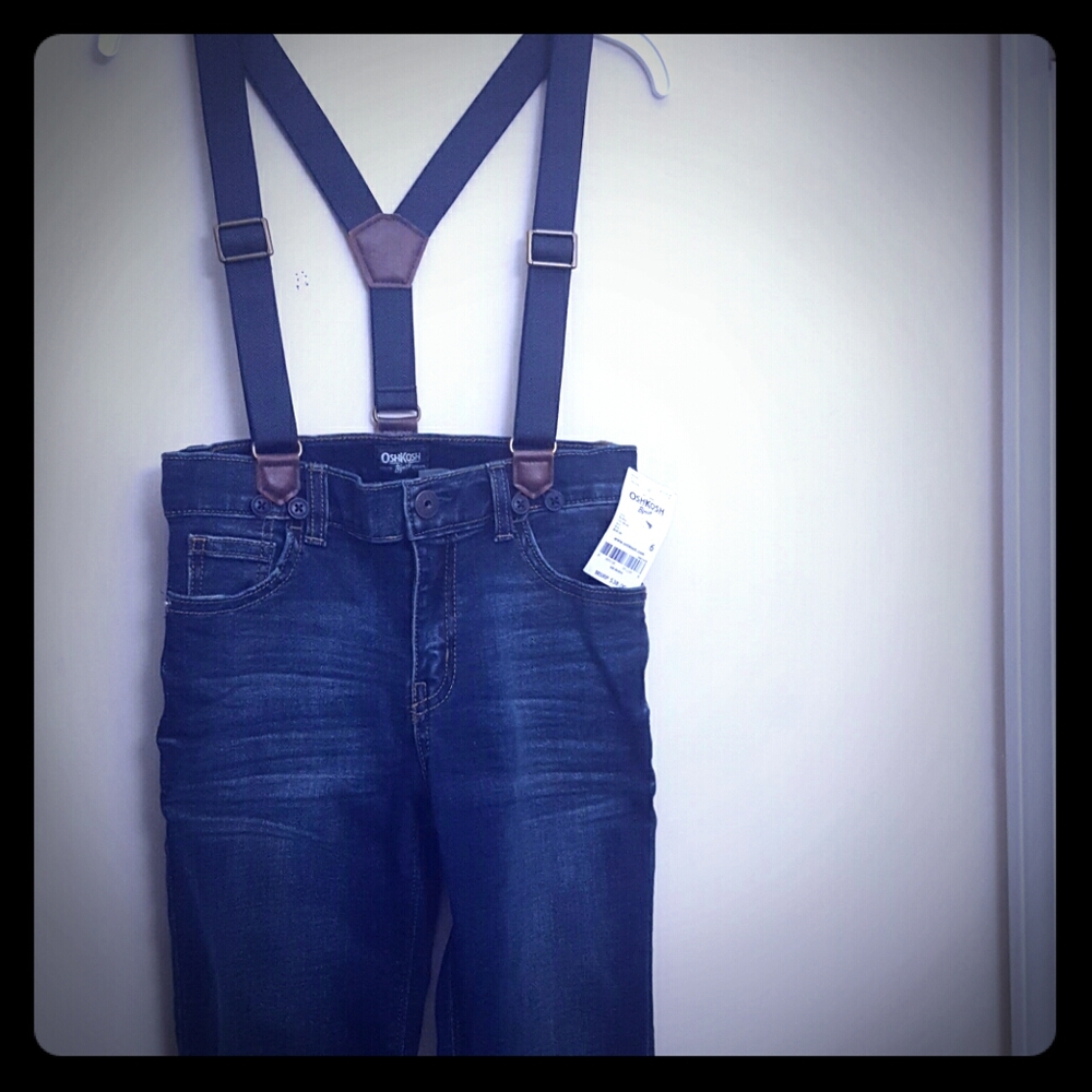 OSHKOSH Jean with suspenders